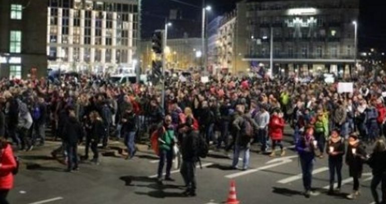 protest in germania