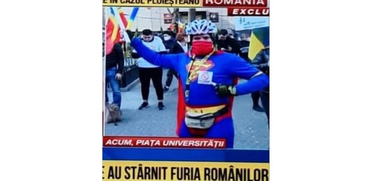 superman protest