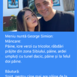 Meniul de la nunta lui George Simion