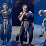 Frumoasa și bogata Andra dansează ca Rihanna, dar cu mai mult talent, pe scena din Oradea, în timp ce are Londra la picioare