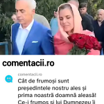 Președintele ales și prima doamnă au strălucit