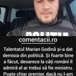 Comentăm despre Marian Godină